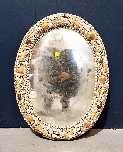 Lot 1145 - SHELL MIRROR