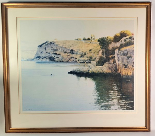 Lot 1142 - MICHAEL CHALLEN PRINT