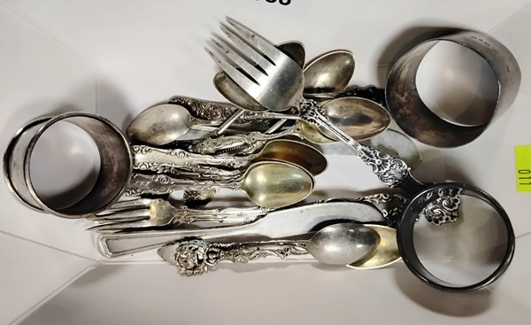 Lot 1088 - SILVER CONDIMENTS