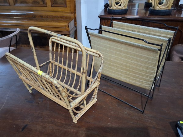 Lot 344 - MAGAZINE RACKS