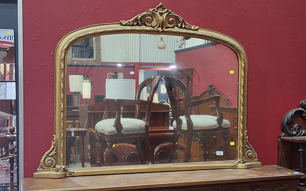 Lot 58 - OVER MANTEL MIRROR