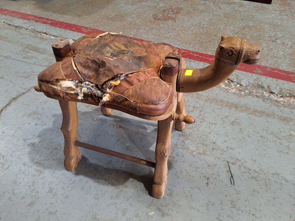 Lot 215 - CAMEL STOOL