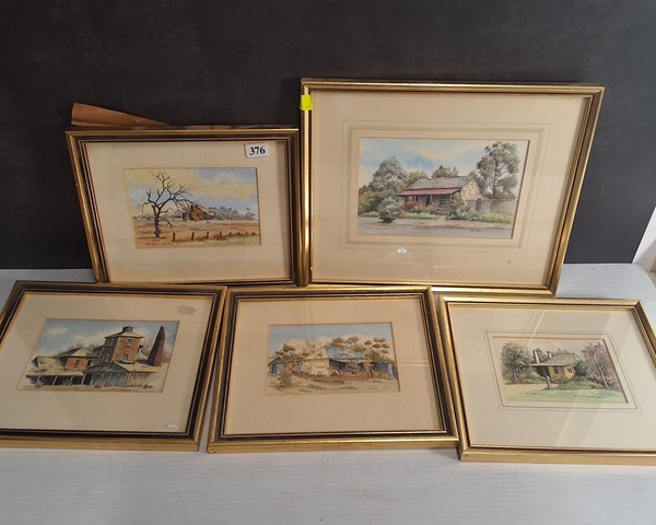 Lot 1086 - ASSORTED WATERCOLOURS