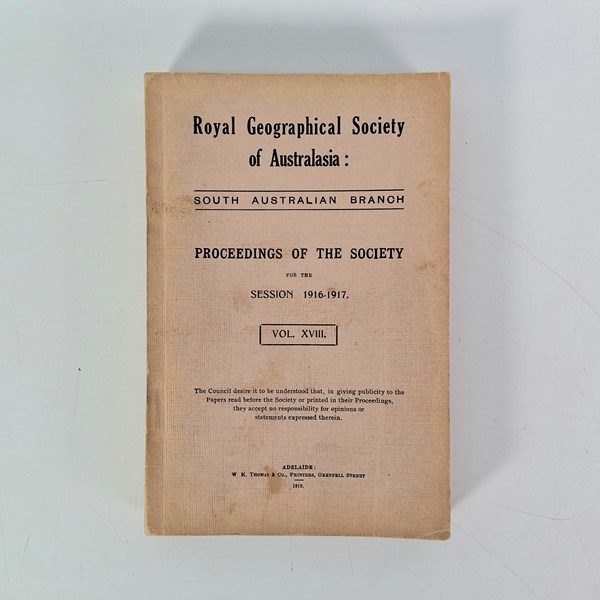 Lot 1069 - BASEDOW, HERBERT