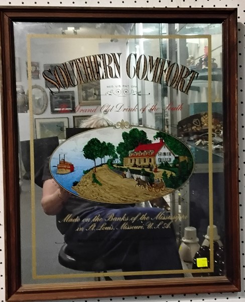 Lot 1306 - SOUTHERN COMFORT BAR ROOM MIRROR