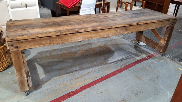 Lot 443 - RUSTIC TABLE