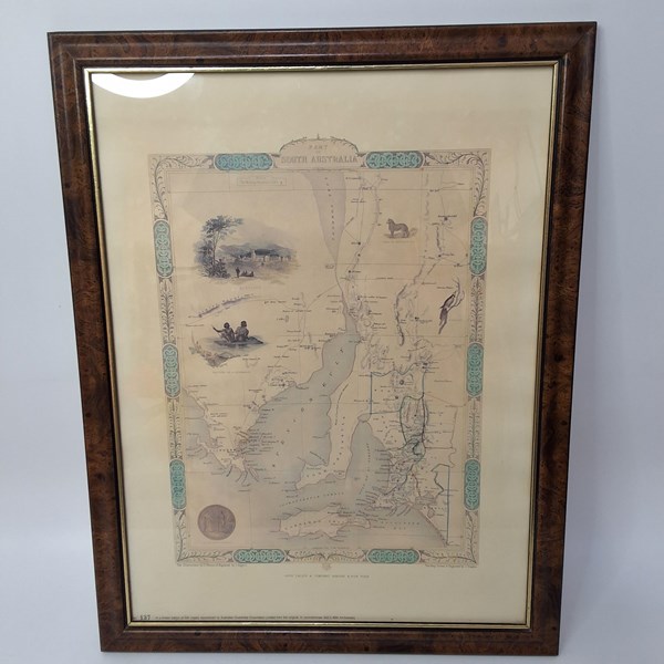 Lot 1124 - MAP OF SOUTH AUSTRALIA