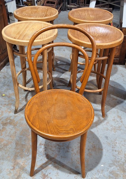 Lot 340 - BENTWOOD CHAIRS