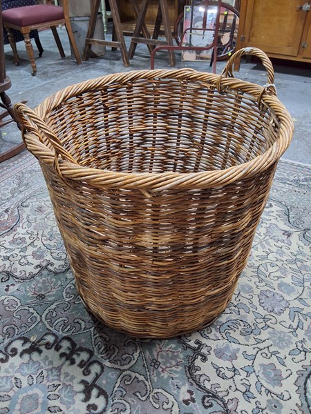 Lot 163 - CANE BASKET