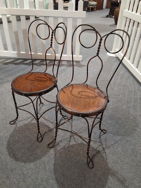 Lot 298 - PAIR OF CHAIRS