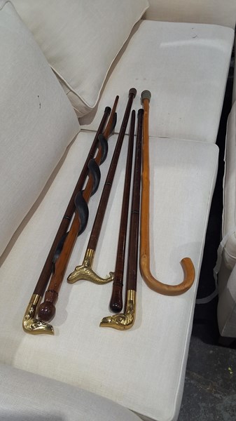 Lot 74 - WALKING STICKS