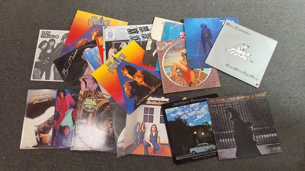 Lot 1187 - Assorted vintage including INXS, Status Quo,...