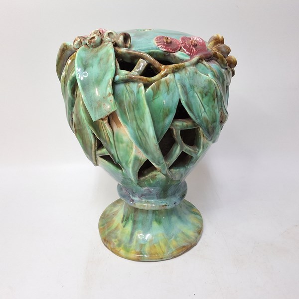 Lot 1348 - POTTERY LAMP