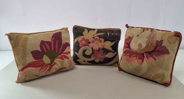 Lot 1204 - AUBUSSON CUSHIONS