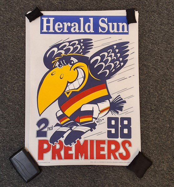Lot 1185 - CROWS PREMIERSHIP POSTERS