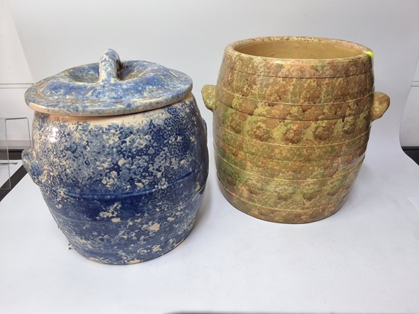 Lot 1371 - BREAD CROCKS