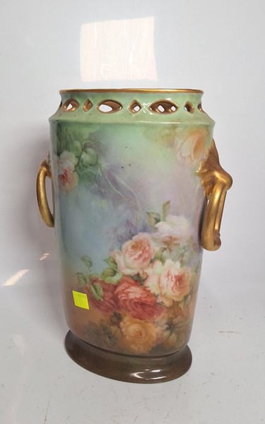 Lot 1330 - LIMOGES VASE