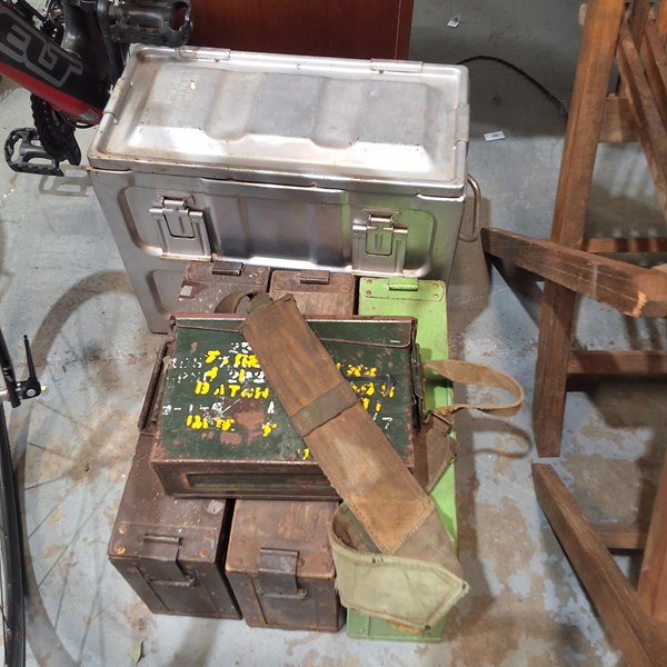 Lot 363 - AMMO BOXES