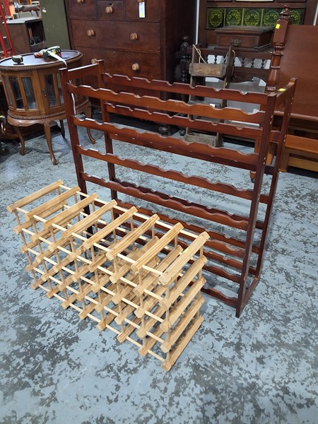 Lot 218 - WINE RACKS