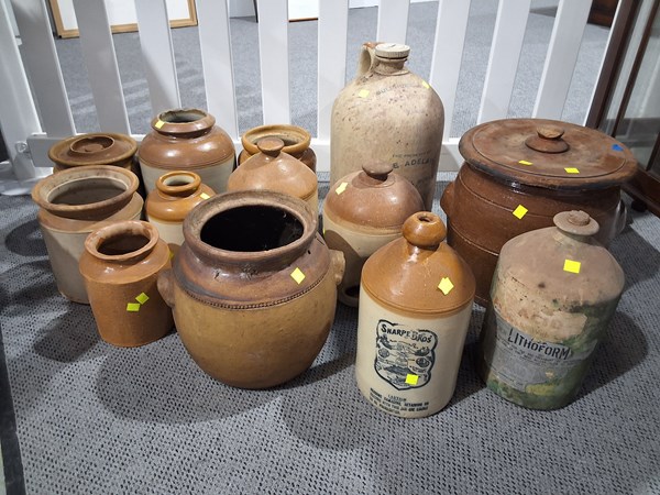 Lot 356 - STONEWARE BOTTLES