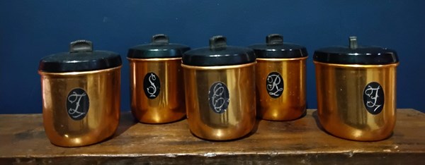 Lot 1309 - ANODISED CANISTERS