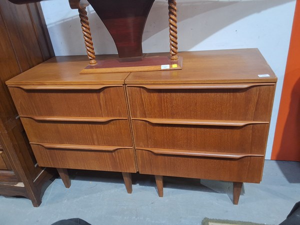 Lot 346 - PAIR OF BEDSIDES