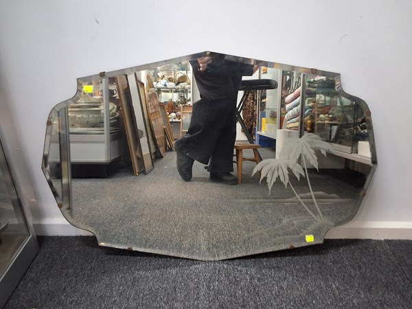 Lot 1498 - WALL MIRROR