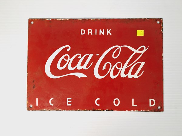 Lot 1201 - ENAMEL SIGN