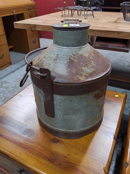 Lot 76 - LARGE MILK CAN