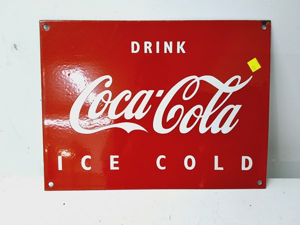 Lot 1214 - ENAMEL SIGN