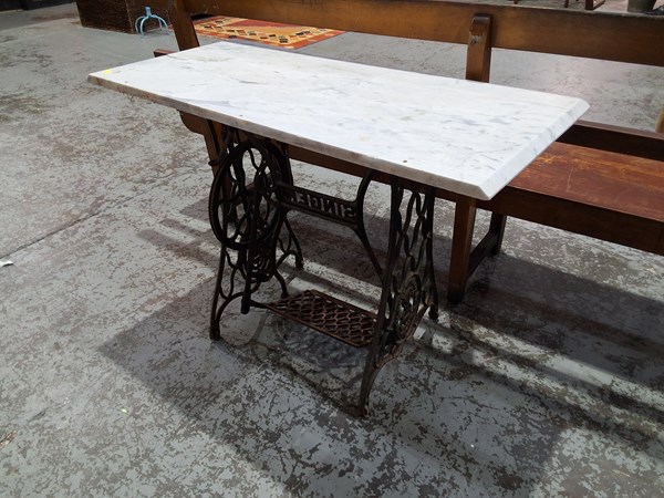 Lot 180 - GARDEN TABLE