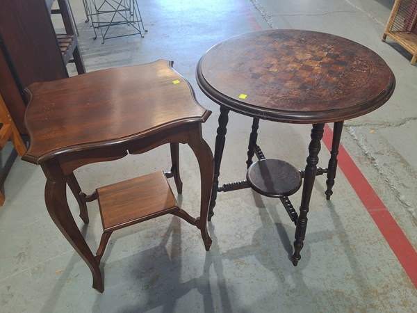 Lot 143 - TWO OCCASIONAL TABLES