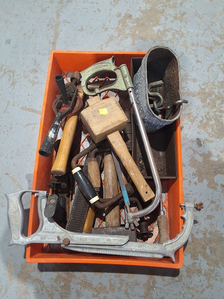 Lot 244 - VINTAGE TOOLS