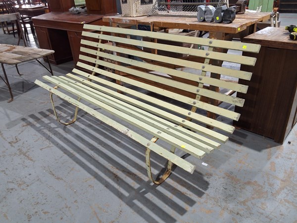 Lot 278 - GARDEN BENCH