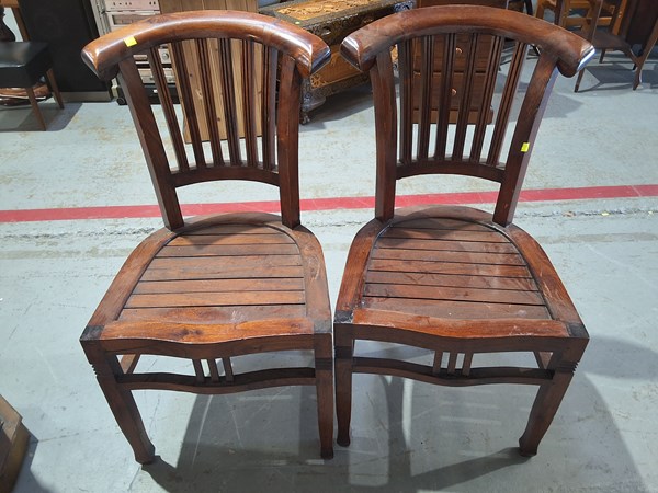 Lot 114 - PAIR OF CHAIRS