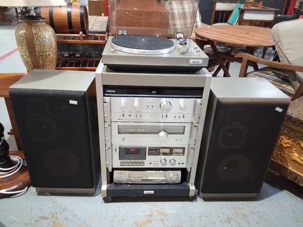 Lot 296 - AKAI STEREO SYSTEM
