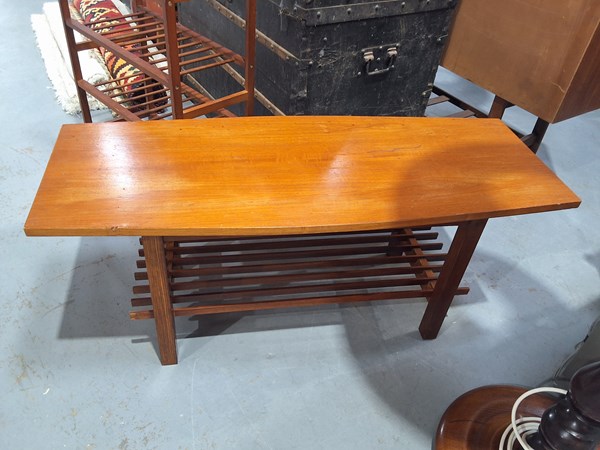 Lot 316 - TEAK COFFEE TABLE