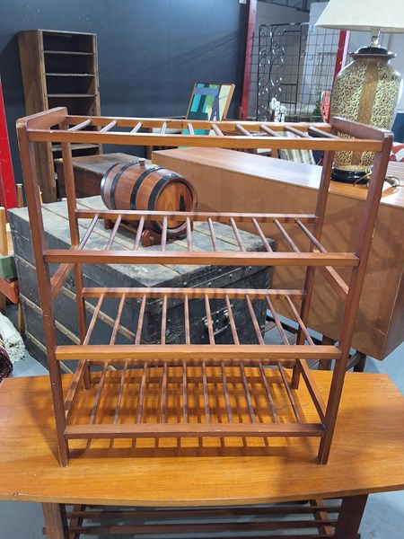 Lot 299 - MID CENTURY SHOE RACK