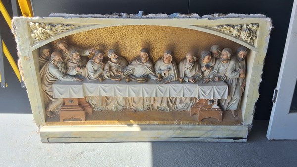Lot 354 - PLASTER WALL RELIEF