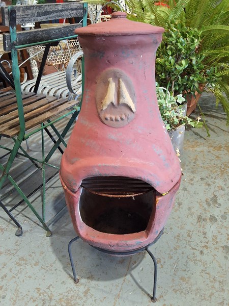 Lot 347 - TERRACOTTA CHIMINEA