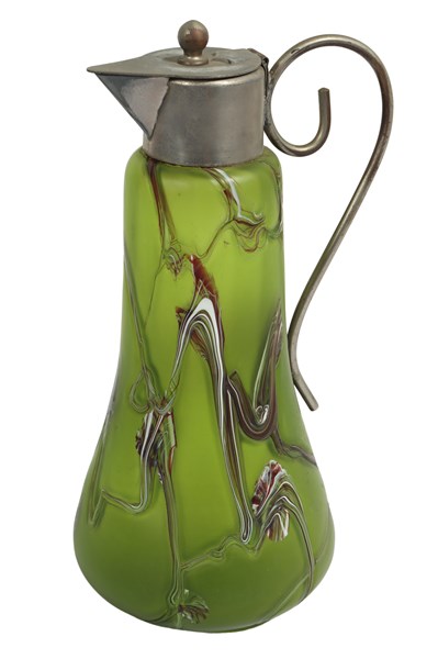 Lot 118 - LOETZ GLASS EWER