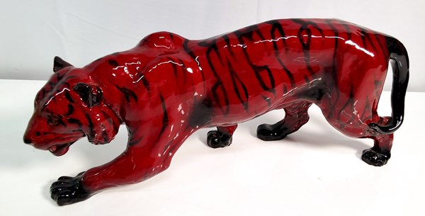 Lot 1307 - TIGER FIGURINE