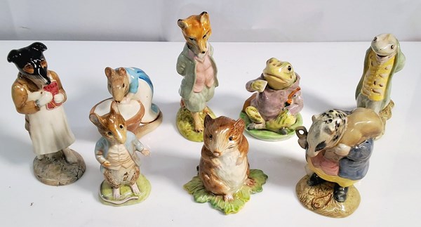 Lot 1217 - BEATRIX POTTER FIGURES