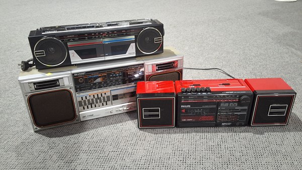 Lot 243 - THREE BOOMBOX RADIOS