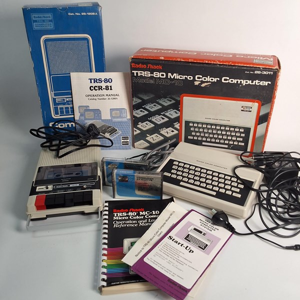 Lot 1253 - MICRO COLOR COMPUTER & COMPUTER CASSETTE RECORDER